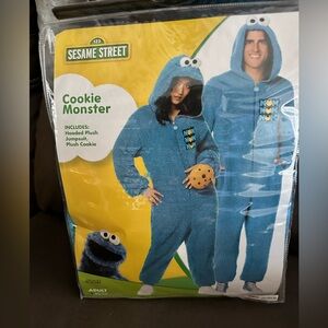 Sesame Street Cookie Monster Costume - Blue